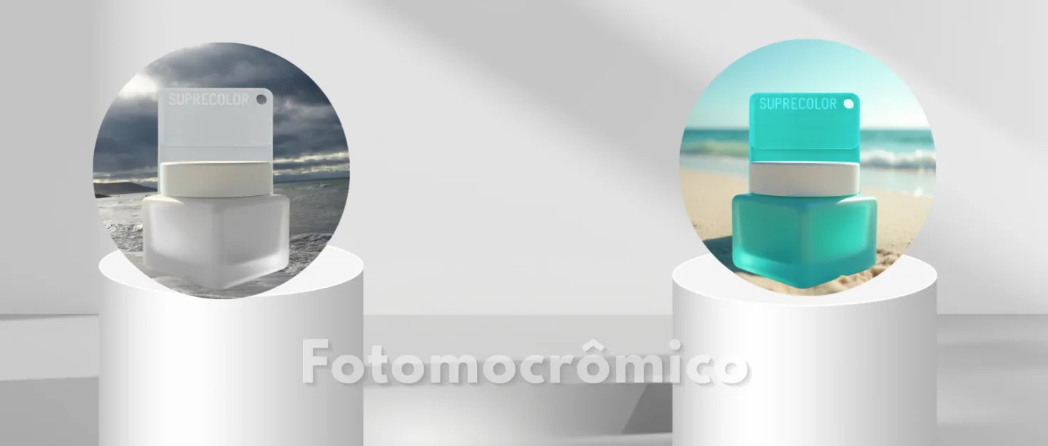 Masterbatch Fotocrômico: Mudança de Cor com Luz Solar